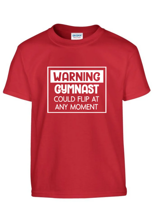 Warning Gymnast Could Flip At Any Moment (boy) - Other Options Available